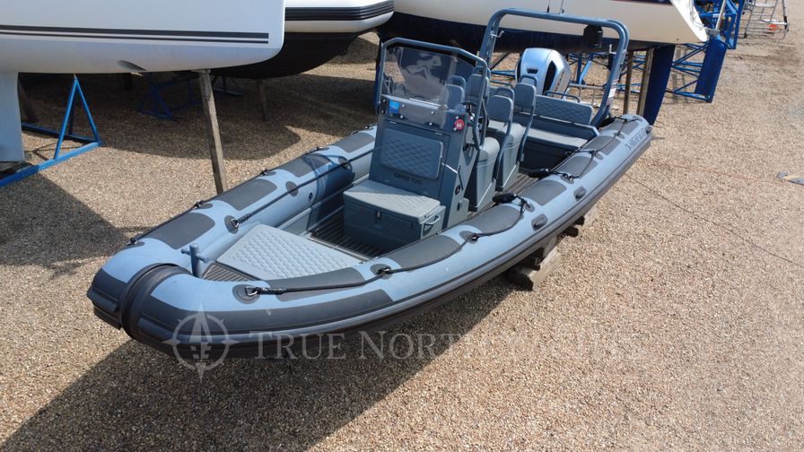front of the rib boat