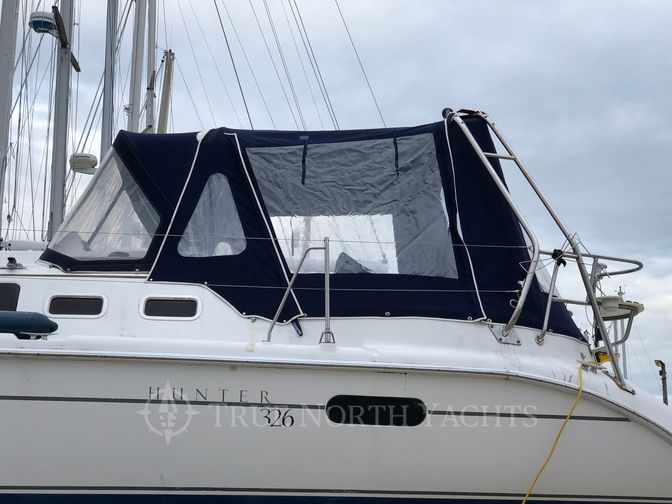 a waterproof canopy over the cockpit