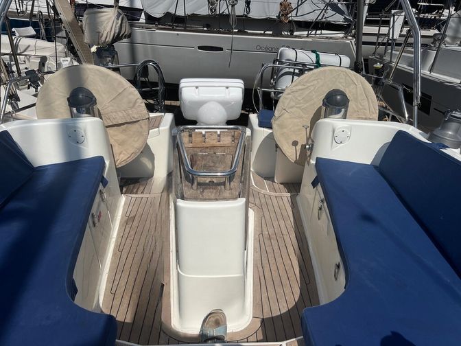seating around the cockpit